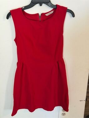 Sleeveless Red Dress